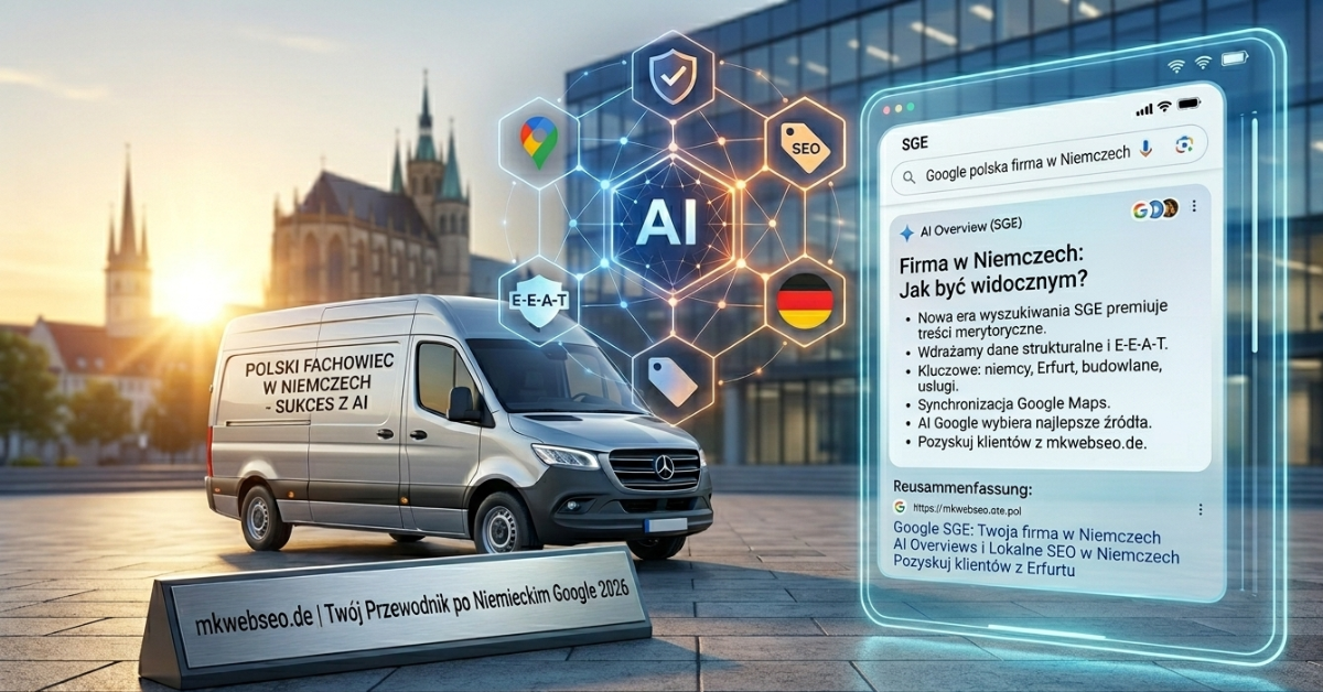 AI w Google SEO Niemcy zmiany 2026 mkwebseo przewodnik